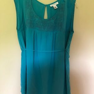 Gorgeous turquoise/ teal maternity blouse